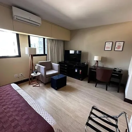 Flat VI - Quarto Particular Dentro Do Hotel Wyndham Berrini Sao Paulo Exterior photo